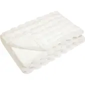 vidaXL Antislip deken van imitatie konijnenbont Olite Wit 220 x 240 cm