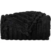 vidaXL plaid Zwart 240 x 220 cm 1.36 kg Fleece