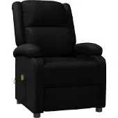 vidaXL Massagestoel kunstleer zwart