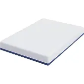 vidaXL Matras Wit en Blauw 140 x 200 cm Jacquard stof