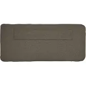 vidaXL Gestoffeerd hoofdbord Bruin en Taupe 140 cm Massief grenenhout