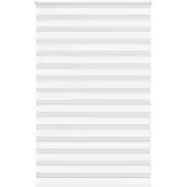 vidaXL Dubbele rolgordijn, wit, 150x230 cm, stofbreedte 145,9 cm, polyester