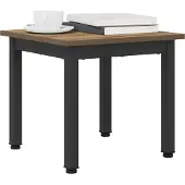 vidaXL Salontafel Ambachtelijk Eiken 40 x 40 x 36 cm Bewerkt hout