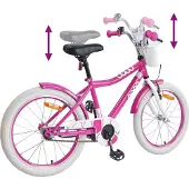 vidaXL Kinderfiets 20 Inch voor 6-11 jaar oud Roze