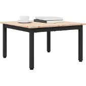 vidaXL - Salontafel - Naturel - 60 - x - 60 - x - 36 - cm - Massief - grenenhout