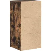 vidaXL Dressoir met lade Rook Eiken 38 x 34 x 75 cm