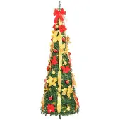 vidaXL Kunstkerstboom pop-up 150 LED's 180 cm groen