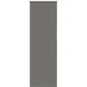 vidaXL Verduisteringsgordijn, grijs, 40x175 cm, stofbreedte 35,7 cm, polyester