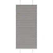 vidaXL Plissé rolgordijn 65x150 cm stofbreedte 64,4 cm antraciet