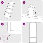 vidaXL Schuifdeur 76x205 cm mat ESG-glas en aluminium zwart