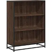 vidaXL Boekenkast 80,5x35x107,5 cm bewerkt hout bruin eikenkleur