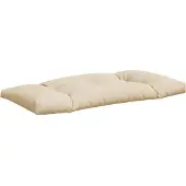 vidaXL Palletkussens 3 st stof beige