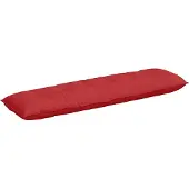 vidaXL Rugkussen Rood 200 x 19 x 50 cm Stof
