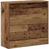 vidaXL Schoenenkast 60 x 21 x 57 cm Bewerkt hout Oudhout