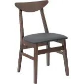 vidaXL Eetstoelen 2 st Massief Rubberhout Lichtbruin 42 x 47.5 x 81 cm