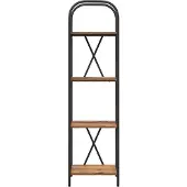 vidaXL Boekenplank 4-laags 40 x 30 x 146 cm Bewerkt hout Oudhout
