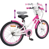 vidaXL Kinderfiets 18 Inch voor 5-7 jaar oud Roze