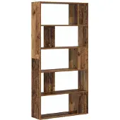 vidaXL Boekenkast 80 x 24 x 159 cm Bewerkt hout Oudhout