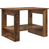 vidaXL Salontafel Oudhout 72 x 50 x 50 cm Bewerkt hout