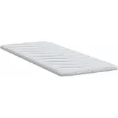 vidaXL Matras Topper Wit 80 x 200 cm Knit Stof