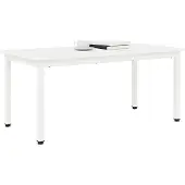 vidaXL Salontafel Wit 100 x 50 x 45 cm Massief grenenhout