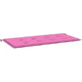 vidaXL Stoelkussen Oxford Stof Roze 120 x 50 x 3 cm