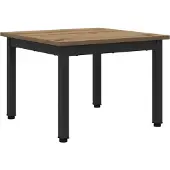 vidaXL Salontafel Ambachtelijk Eiken 50 x 50 x 36 cm Bewerkt hout