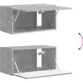 vidaXL Tv-meubelset 6 pcs Beton Grijs Bewerkt hout