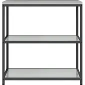 vidaXL Keukenplankeenheid HATTEM Zilverkleurig 90 x 50 x 92 cm Staal