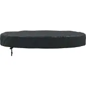 vidaXL Tuintafel Hoes Zwart 62 x 62 x 10 cm 210D Oxford stof
