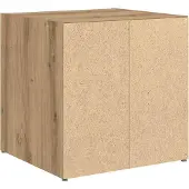 vidaXL Tv-meubelset 4 st Artisan Eiken Bewerkt hout