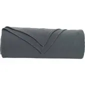 vidaXL plaid Donkergrijs 210 x 140 cm 0.41 kg Fleece