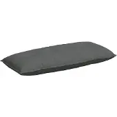 vidaXL Rugkussen Donkergrijs 200 x 19 x 50 cm Stof