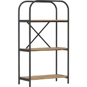 vidaXL Boekenplank Artisan Eiken 60 x 30 x 109 cm Bewerkt hout