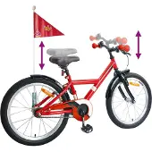 vidaXL Kinderfiets 20 Inch voor 6-11 jaar oud Rood