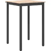 vidaXL Bartafel Naturel 70 x 70 x 105 cm Massief grenenhout