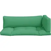 vidaXL Palletkussens 3 st stof groen