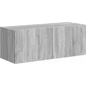 vidaXL Tv Wandkast Set Wandgemonteerd 6 pcs Grijs Sonoma