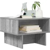 vidaXL Salontafel Grijs Sonoma 48 x 46 x 35 cm Bewerkt hout