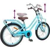 vidaXL Kinderfiets 22 Inch voor 7-12 jaar oud Lichtblauw