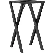 vidaXL Eettafelpoten X-frame 40x40x73 cm staal