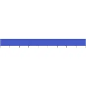 vidaXL Windscherm 9-panelen 1200x80 cm stof azuurblauw