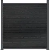 vidaXL Schuttingpaneel 1737x186 cm HKC grijs