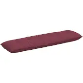vidaXL Rugkussen Wijnrood 200 x 19 x 50 cm Stof