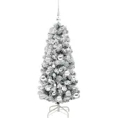 vidaXL - Kunstmatig - Gelen - Kerstboom - met - LED - -striplichten - 120 - cm - PVC