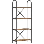 vidaXL Boekenplank 4-laags 60 x 30 x 146 cm Bewerkt hout Oudhout