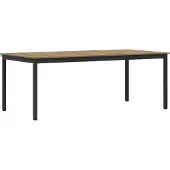 vidaXL Eettafels 200 x 100 x 75 cm Bewerkt hout Rechthoekig
