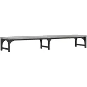 vidaXL Monitorstandaard 105x23x15,5 cm bewerkt hout grijs sonoma