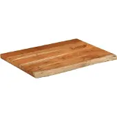 vidaXL Wastafelblad rechthoekig 70x60x2,5 massief acaciahout