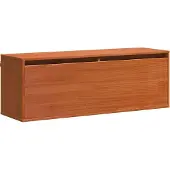 vidaXL Wandkast met plank Wasbruin 100 x 30 x 35 cm Massief grenenhout